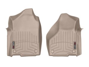 Ram 3500 FloorLiner - Front - WeatherTech - DigitalFit - Tan - `19-`27 Ram 3500 FloorLiner - Front - WeatherTech - DigitalFit - Tan - `19-`27