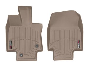 Toyota Highlander FloorLiner - Front - WeatherTech - DigitalFit - Tan - `20-`27