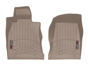 Cadillac CT4 FloorLiner - Front - WeatherTech - DigitalFit - Tan - `20-`27