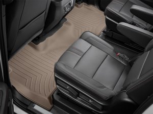 Chevrolet Suburban Floor Mat Set - Rear - WeatherTech - FloorLiner HP - Tan - `21-`27