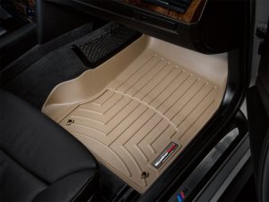 BMW 528 FloorLiner - Front - WeatherTech - DigitalFit - Tan - `04-`10 BMW 528 FloorLiner - Front - WeatherTech - DigitalFit - Tan - `04-`10