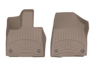 Toyota Sienna Floor Mat Set - Front - WeatherTech - FloorLiner HP - Tan - `21-`27