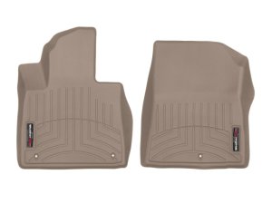 Hyundai Santa Fe FloorLiner - Front - WeatherTech - DigitalFit - Tan - `21-`27
