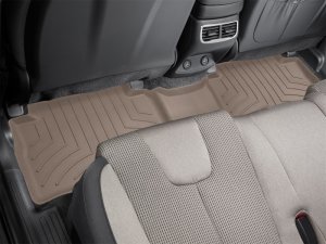 Hyundai Santa Fe FloorMat - Rear - WeatherTech - FloorLiner HP - Tan - `21-`27