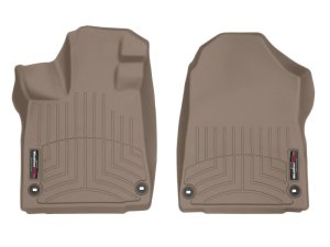 Acura MDX FloorLiner - Front - WeatherTech - DigitalFit - Tan - `22-`27