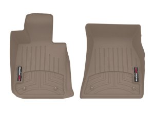BMW M4 Floor Liners - Front - WeatherTech - FloorLiner DigitalFit - Tan - `21-`27 BMW M4 Floor Liners - Front - WeatherTech - FloorLiner DigitalFit - Tan - `21-`27