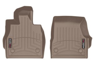 Chevrolet Corvette FloorLiner - Front - WeatherTech - DigitalFit - Tan - `20-`27 Chevrolet Corvette FloorLiner - Front - WeatherTech - DigitalFit - Tan - `20-`27