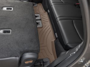 Infiniti QX60 Floor Mat - Rear - WeatherTech - 3D FloorLiner HP - Tan - `22-`26
