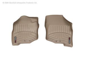 Honda Fit FloorLiner - Front - WeatherTech - DigitalFit - Tan - `07-`08