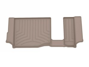 Mercedes-Benz EQS SUV Floor Mat Set - Rear - WeatherTech - 3D FloorMat - FloorLiner HP - Tan - `23-`25