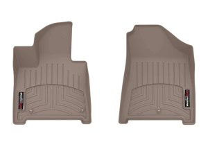 Hyundai Santa Fe FloorLiner - Front - WeatherTech - DigitalFit - Tan - 2024+