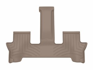 Hyundai Santa Fe Floor Mat Set - Rear - WeatherTech - FloorLiner HP - Tan - `24-`26