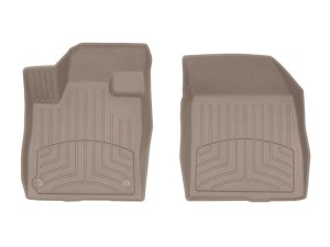 Lincoln Nautilus Floor Mats - Front - WeatherTech - FloorLiner HP - Tan - 2024+ Lincoln Nautilus Floor Mats - Front - WeatherTech - FloorLiner HP - Tan - 2024+
