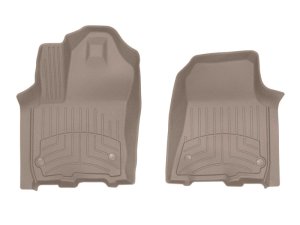 Dodge RAM 1500 Floor Mat Set - Front - WeatherTech - FloorLiner HP - Tan - 2025+