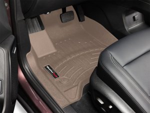 Chevrolet Traverse FloorLiner - Front - WeatherTech - DigitalFit - Tan - `24-`26