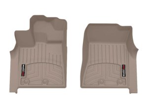 Infiniti QX80 FloorLiner - Front - WeatherTech - DigitalFit - Tan - 2025+ Infiniti QX80 FloorLiner - Front - WeatherTech - DigitalFit - Tan - 2025+