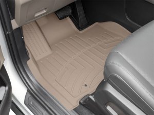 Hyundai Carnival Floor Mat Set - Front - WeatherTech - HP - Tan - `25-`26