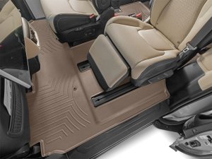 Hyundai Carnival Hybrid FloorLiner - Rear - WeatherTech - DigitalFit - Tan - `25-`26