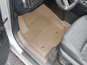 Toyota 4Runner Floor Mat Set - Front - WeatherTech - HP - Tan - `25-`26