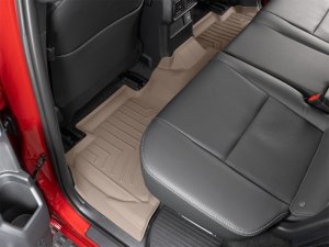 Toyota 4Runner Floor Mat - Rear - WeatherTech - FloorLiner HP - Tan - `25-`26