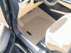 Cadillac Escalade IQ FloorLiner - Front - WeatherTech - DigitalFit - Tan - `25-`26