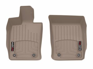 Porsche Panamera FloorLiner - Front - WeatherTech - DigitalFit - Tan - `24-`26