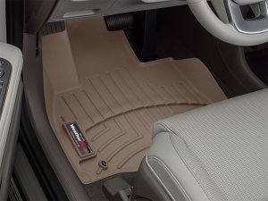 Hyundai Palisade FloorLiner - Front - WeatherTech - DigitalFit - Tan - 2026+