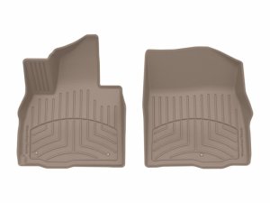 Hyundai Palisade Floor Mat Set - Front - WeatherTech - FloorLiner HP - Tan - 2026+ Hyundai Palisade Floor Mat Set - Front - WeatherTech - FloorLiner HP - Tan - 2026+