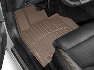 Genesis GV70 Floor Mat - Front - WeatherTech - FloorLiner HP - Tan - 2026+