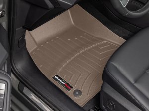 Audi A5 FloorLiner - Front - WeatherTech - DigitalFit - Tan - `25-`26 Audi A5 FloorLiner - Front - WeatherTech - DigitalFit - Tan - `25-`26