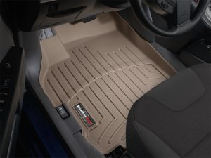 Nissan Sentra FloorLiner - Front - WeatherTech - DigitalFit - Tan - `07-`12 Nissan Sentra FloorLiner - Front - WeatherTech - DigitalFit - Tan - `07-`12