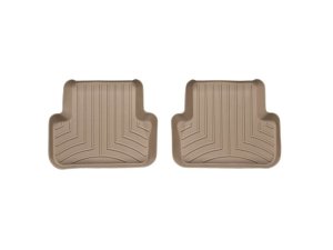 Audi A4 Floor Mats - Rear - WeatherTech - DigitalFit - Tan - `09-`13