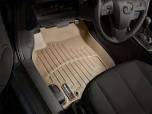 Mazda Speed6 FloorLiner - Front - WeatherTech - DigitalFit - Tan - `10-`13