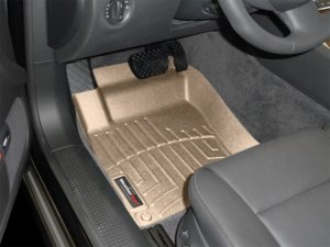 Audi A8 FloorLiner - Front - WeatherTech - DigitalFit - Tan - `06-`10 Audi A8 FloorLiner - Front - WeatherTech - DigitalFit - Tan - `06-`10