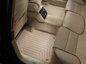 Audi A8 FloorLiner - Rear - WeatherTech - DigitalFit - Tan - `06-`10 Audi A8 FloorLiner - Rear - WeatherTech - DigitalFit - Tan - `06-`10