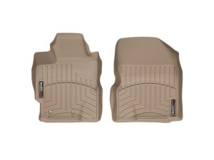 Toyota Yaris FloorLiner - Front - WeatherTech - DigitalFit - Tan - `07-`11