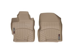 Toyota Yaris FloorLiner - Front - WeatherTech - DigitalFit - Tan - `07-`11