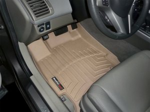 Acura RDX FloorLiner - Front - WeatherTech - DigitalFit - Tan - `07-`12
