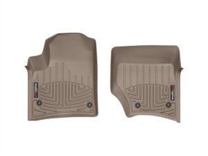 Porsche Cayenne Floor Mat Set - Front - WeatherTech - FloorLiner DigitalFit - Tan - `03-`10