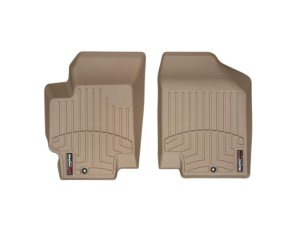 Hyundai Accent FloorLiner - Front - WeatherTech - DigitalFit - Tan - `06-`11