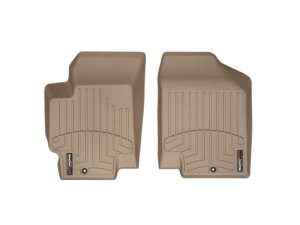 Hyundai Accent FloorLiner - Front - WeatherTech - DigitalFit - Tan - `06-`11