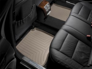 Mercedes-Benz S-Class FloorLiner - Rear - WeatherTech - DigitalFit - Tan - `07-`13