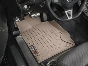 Mercedes-Benz SL-Class Floor Mat Set - Front - WeatherTech - FloorLiner DigitalFit - Tan - `08-`12