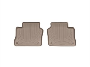 Porsche Panamera Floor Liner - Rear - WeatherTech - FloorLiner DigitalFit - Tan - `10-`27