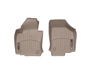 Volkswagen Golf FloorLiner - Front - WeatherTech - DigitalFit - Tan - `06-`09