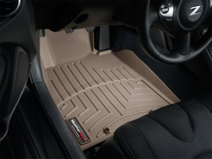Nissan 370Z FloorLiner - Front - WeatherTech - DigitalFit - Tan - `10-`27