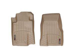 Ford Mustang FloorLiner - Front - WeatherTech - DigitalFit - Tan - `10-`27