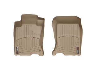 Honda Crosstour FloorLiner - Front - WeatherTech - DigitalFit - Tan - `10-`27