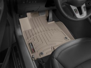 Hyundai Tucson FloorLiner - Front - WeatherTech - DigitalFit - Tan - `10-`13