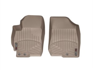 Kia Forte FloorLiner - Front - WeatherTech - DigitalFit - Tan - `10-`13